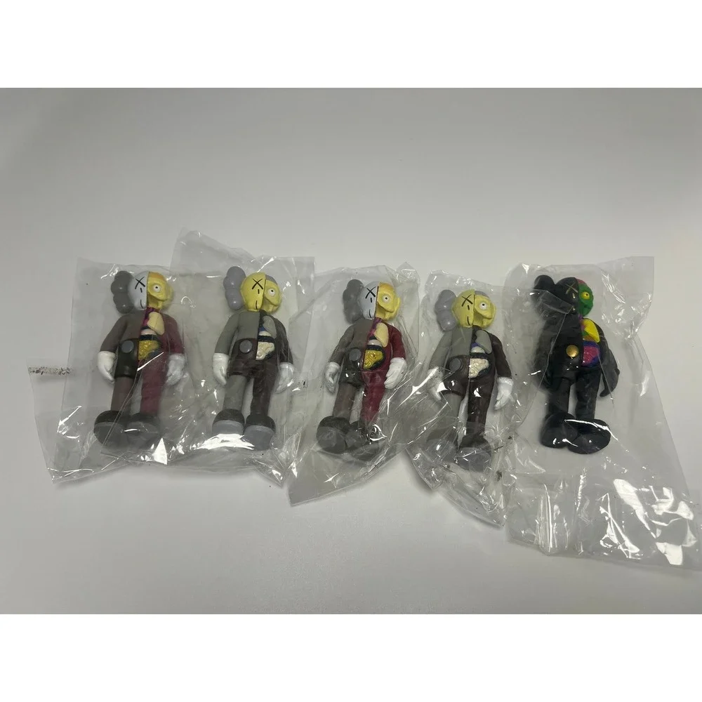 KAWS Style The Kimpsons Vinyl Figures Set of 5 Dissected Art Toys 4 Inch
